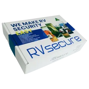 Dedicated 24/7 panic switch on PlatinumX Gen3 Caravan Alarm System for emergencies.