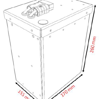 small lithium battery for caravans